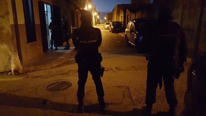 Operación antidroga de la Policía Nacional en Manacor.