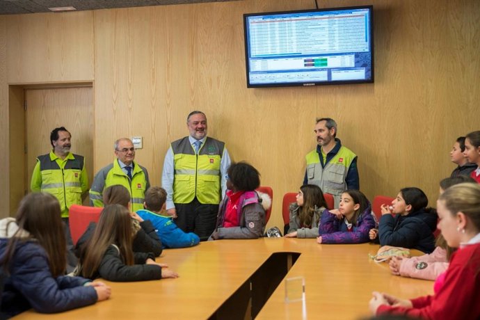 Imagen de la jornada celebrada con escolares