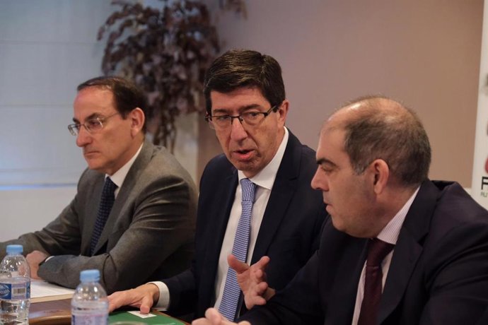 Javier González de Lara, Juan Marín y Lorenzo Amor.