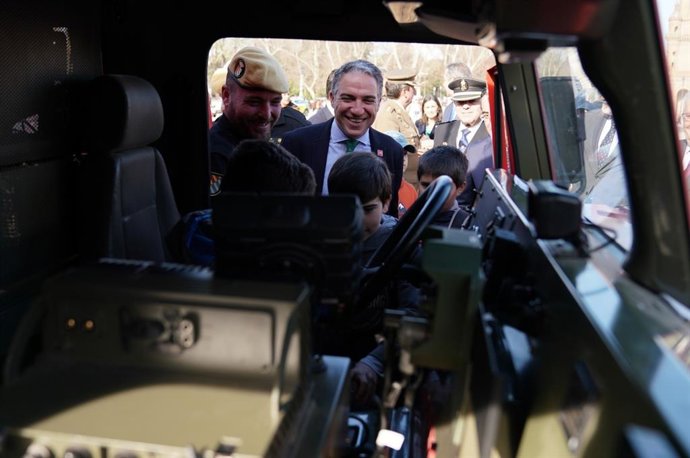 El consejero de la Presidencia, Administración Pública e Interior, Elías Bendodo, este martes en Sevilla