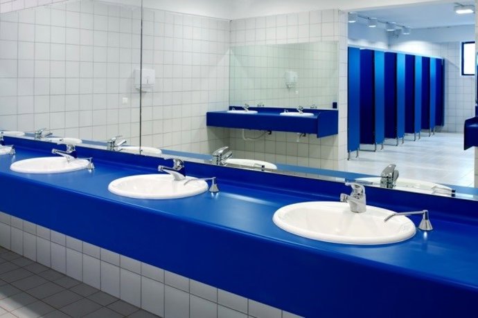 Baño de un aeropuerto