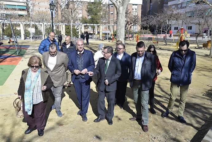 Imagen de la visita al parque de la Plaza de la Concordia