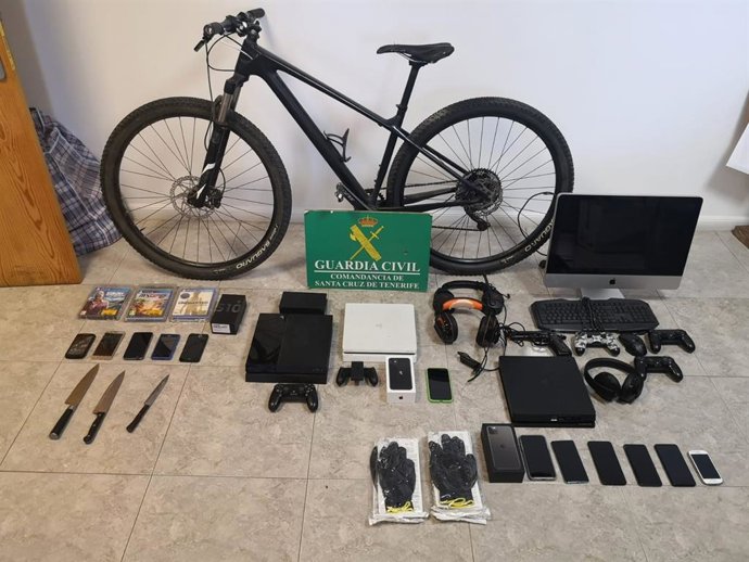 Objetos robados y recuperados por la Guardia Civil