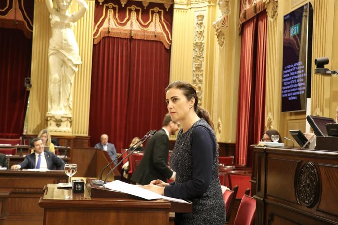 La diputada de Vox, Idoia Ribas.