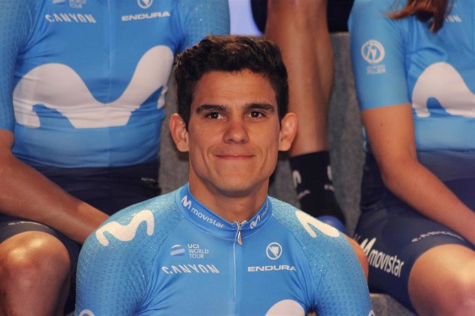 Andrey Amador con el Movistar Team