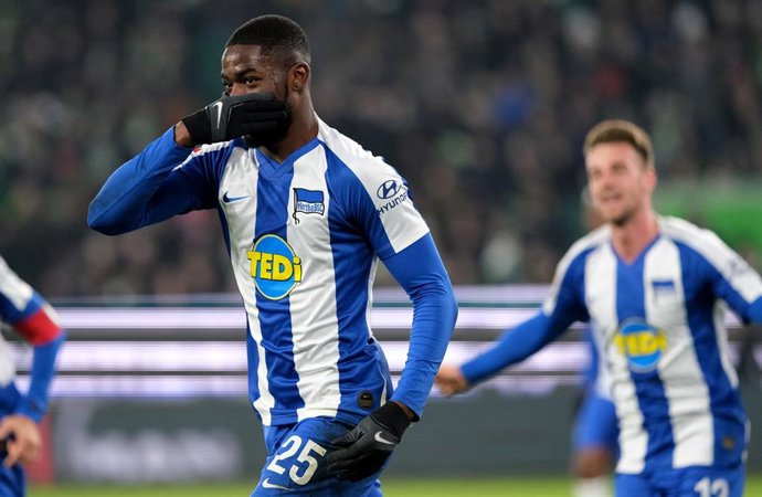 Jordan Torunarigha con el Hertha Berlin