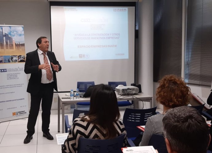 Jornada sobre las subvenciones y servicios del INAEM para empresas, en el CEEIARAGÓN.