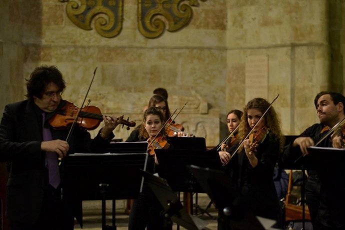 La Orquesta Barroca del Conservatorio Superior de Castilla y León.