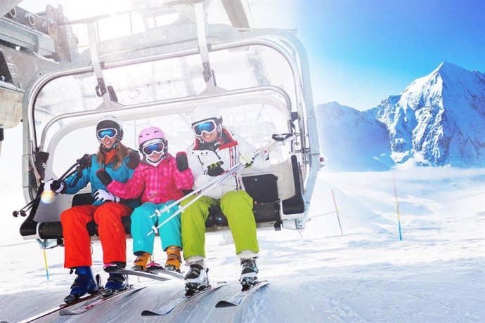 Nieve en familia en Año Nuevo en Grandvalira, Andorra