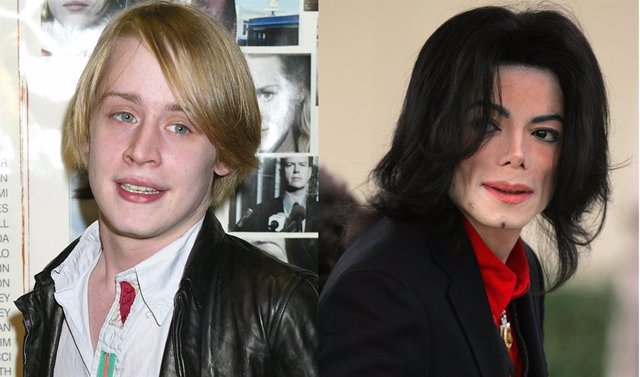 Michael Jackson y Macaulay Culkin