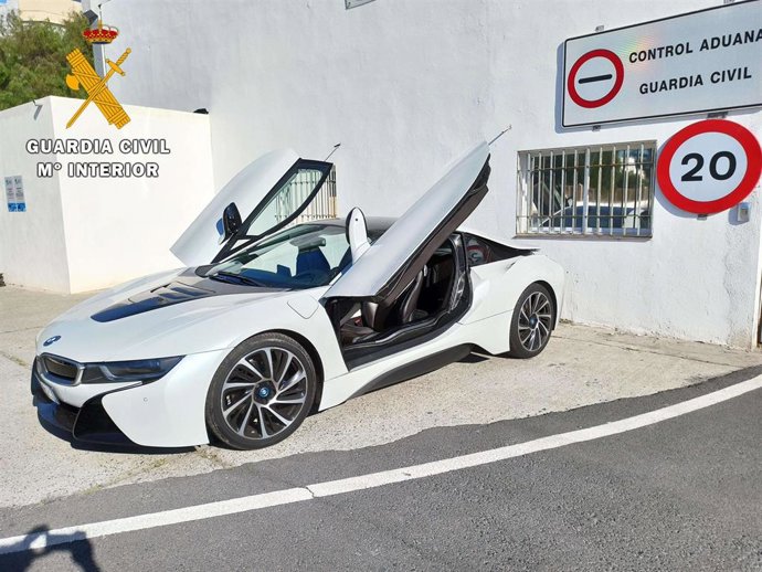 Imagen del vehículo interceptado