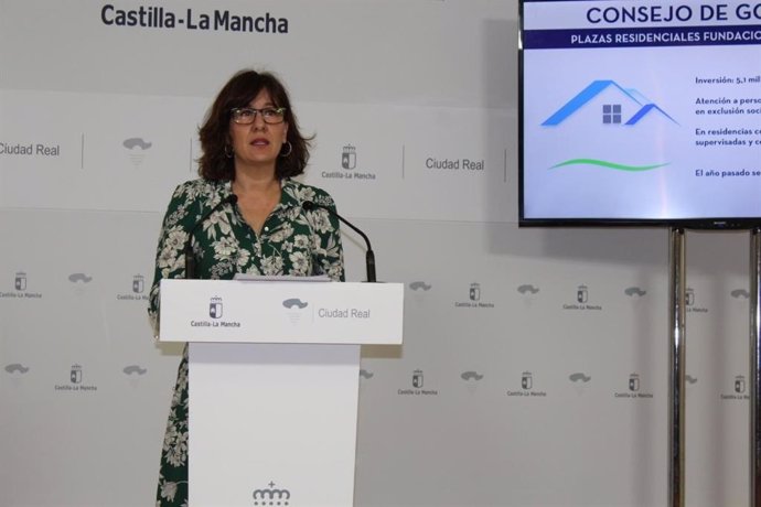 Rueda de prensa de la consejera de Igualdad y portavoz del Gobierno regional, Blanca Fernández.