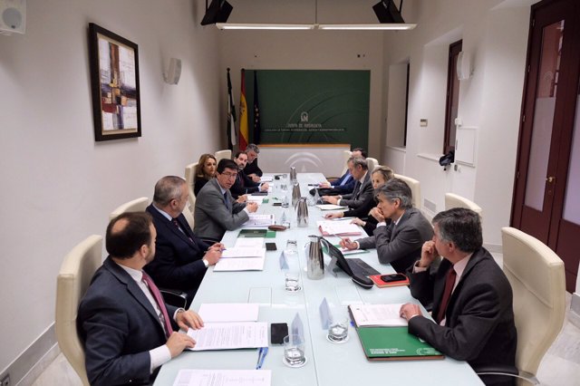 Reunión de la Comisión Mixta Junta-Fiscalía Superior de Andalucía con la presencia del vicepresidente de la Junta, Juan Marín
