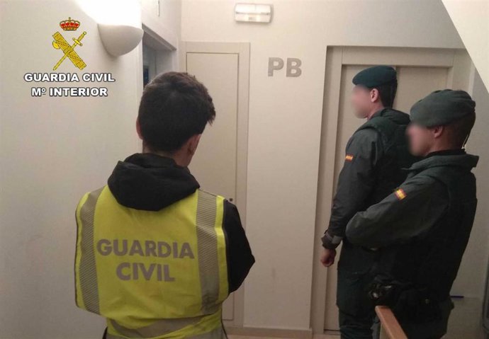 Guardia Civil en una operación en Menorca