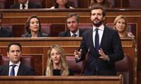 Casado carga contra Sánchez por "degradar" a Guaidó al llamarle líder de la oposición y no "cesar" a Ábalos