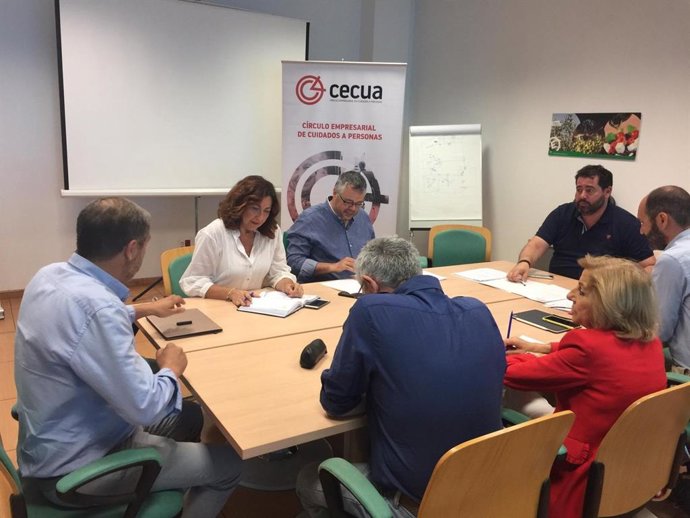 Imagen de archivo de una reunión del Círculo Empresarial de Cuidados a Personas (Cecua).