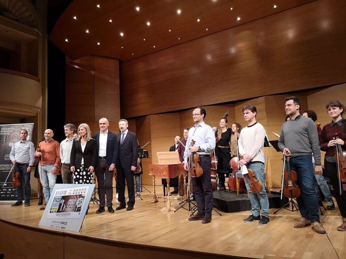 Presentación del cupón de la Orquesta Barroca de Sevilla