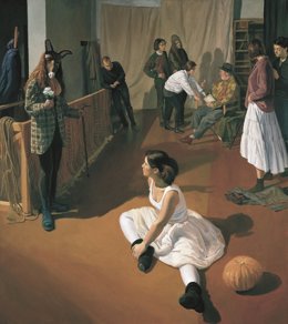 Una de las pinturas de Ignacio Mayayo