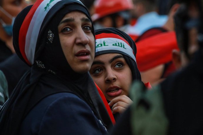 Irak.- Activistas convocan para este jueves una marcha feminista en Bagdad en ap