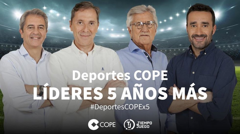 El equipo de deportes de COPE renueva hasta 2025