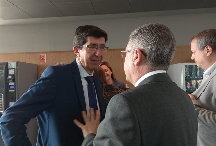 El vicepresidente de la Junta de Andalucía, Juan Marín