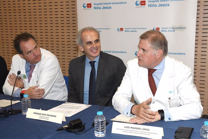 El consejero de Sanidad de la Comunidad de Madrid, Enrique Ruiz Escudero, asiste a la presentación de los datos de la Unidad de Supervivientes de Cáncer Infantil a largo plazo del Hospital Niño Jesús