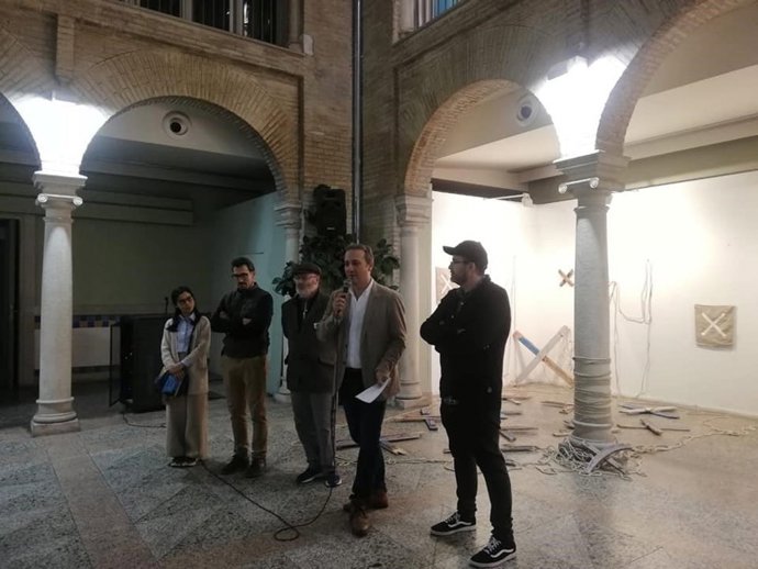 Inauguración de la exposición en Cazorla