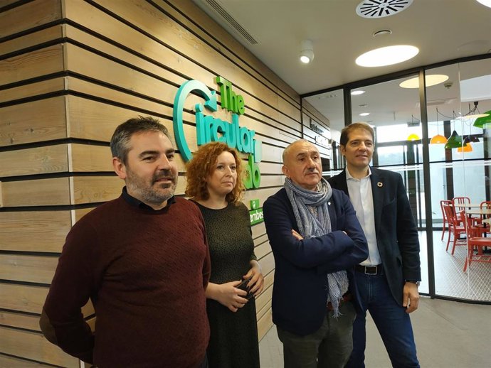 El secretario general de UGT, Pepe Álvarez, visita The Circular Lab