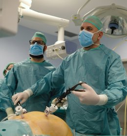 El doctor Lozano en una de las intervenciones