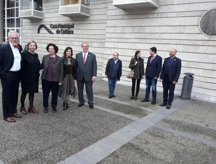 Visita del alcalde de San Agustin.