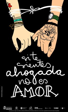 La campaña 'Si te sientes ahogada no es amor' vuelve a llamar la atención sobre las relaciones tóxicas