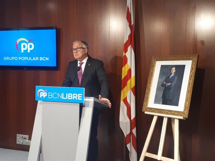 El líder del PP en Barcelona, Josep Bou (archivo)