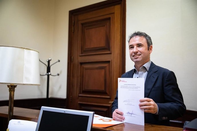 El secretario de Comunicación de la Gestora de Ciudadanos y diputado en el Congreso, Guillermo Díaz.
