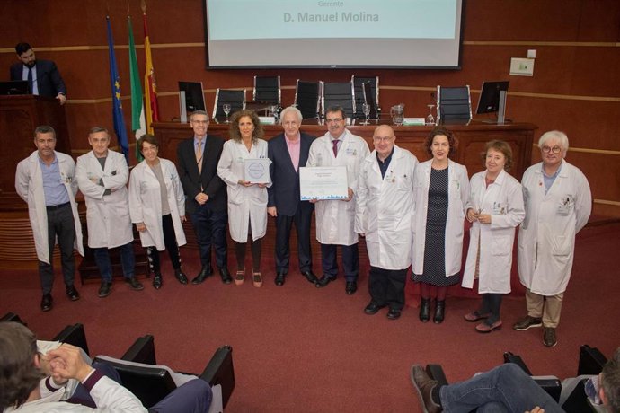 Reconocen al Virgen del Rocío por ser uno entre los diez primeros en el Monitor de Reputación Sanitaria.