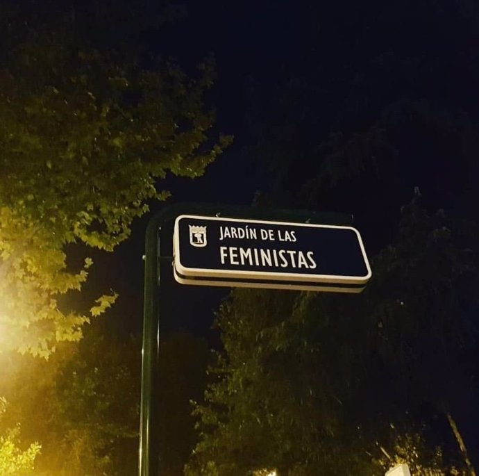 Jardín de las Feministas en Madrid.