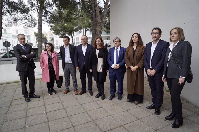 Autoridades en la presentación del Museo del Puig de Sa Morisca.