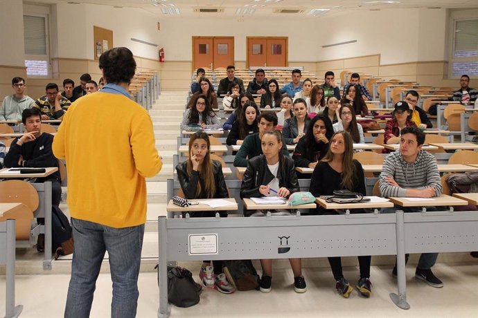 Un aula de la Universidad de Jaén