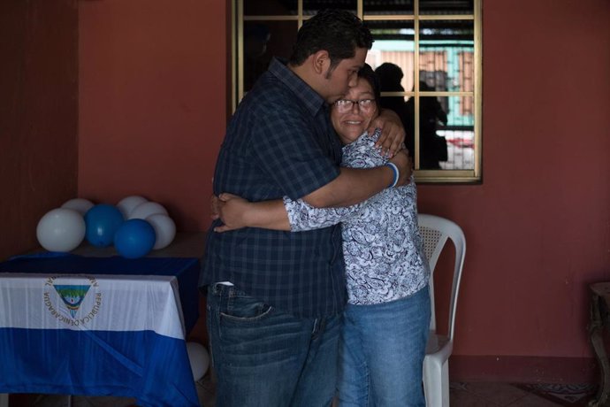 Preso político liberado en Nicaragua