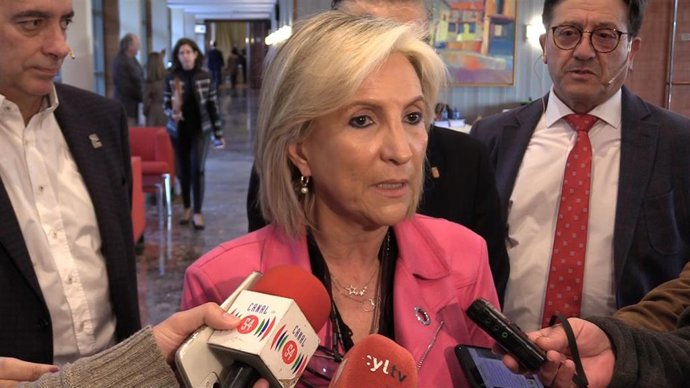 La consejera de Sanidad de la Junta de Castilla y León, Verónica Casado.