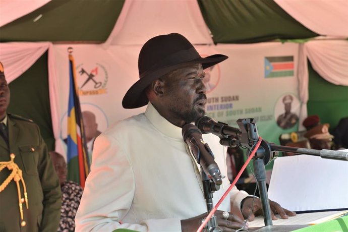 Salva Kiir, president del Sudan del Sud.