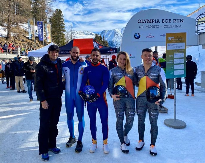 Ander Mirambell, primer campeón de España de skeleton