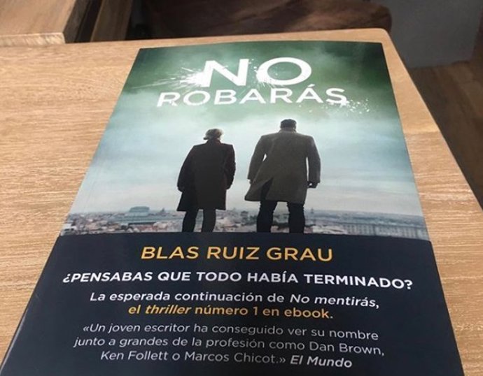 Portada de 'No robarás', de Blas Ruiz Grau