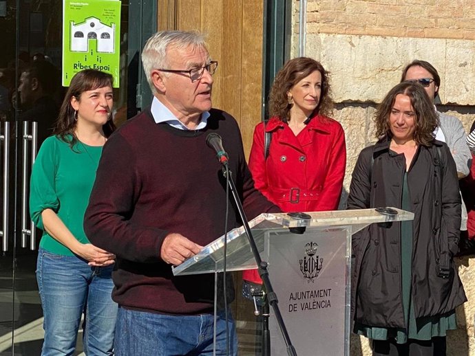 Joan Ribó en el Parque Central