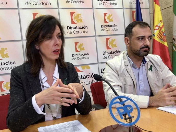 María Luisa Ceballos y Félix Romero en la Diputación de Córdoba en una imagen de archivo