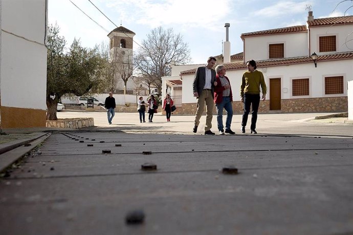 El portavoz del grupo provincial de Cs en Almería, Rafael Burgos, en Vélez-Blanco.