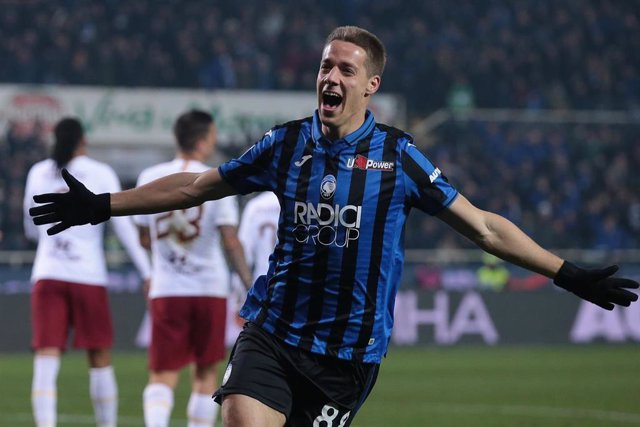 Mario Pasalic celebra un gol del Atalanta