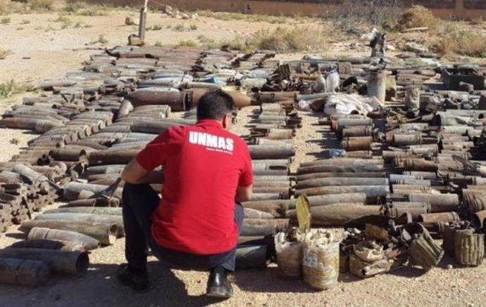 Acción de la ONU contra las minas antipersona en Libia