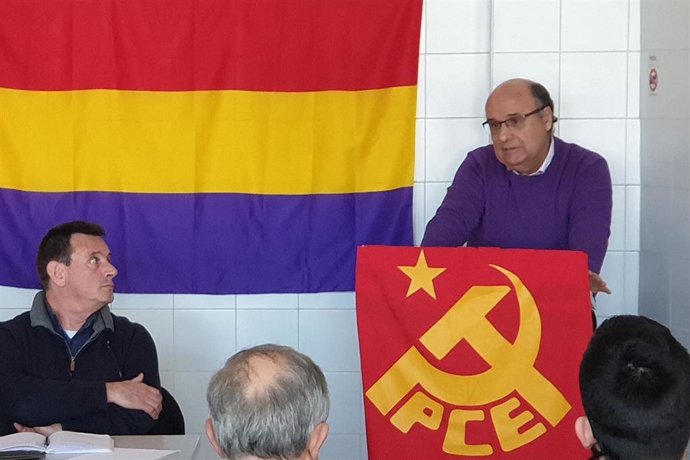 Carlos Canelo, nuevo secretario general del Partido Comunista de Extremadura.
