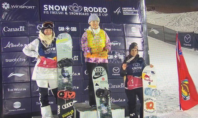 La 'rider' española Queralt Castellet se ha colgado la medalla de bronce en la clasificación de halfpipe de Copa del Mundo FIS de snowboard 2020
