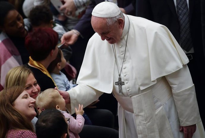 El Papa Francisco, durante la Audiencia General en el Vaticano el pasado 12 de febrero de 2020